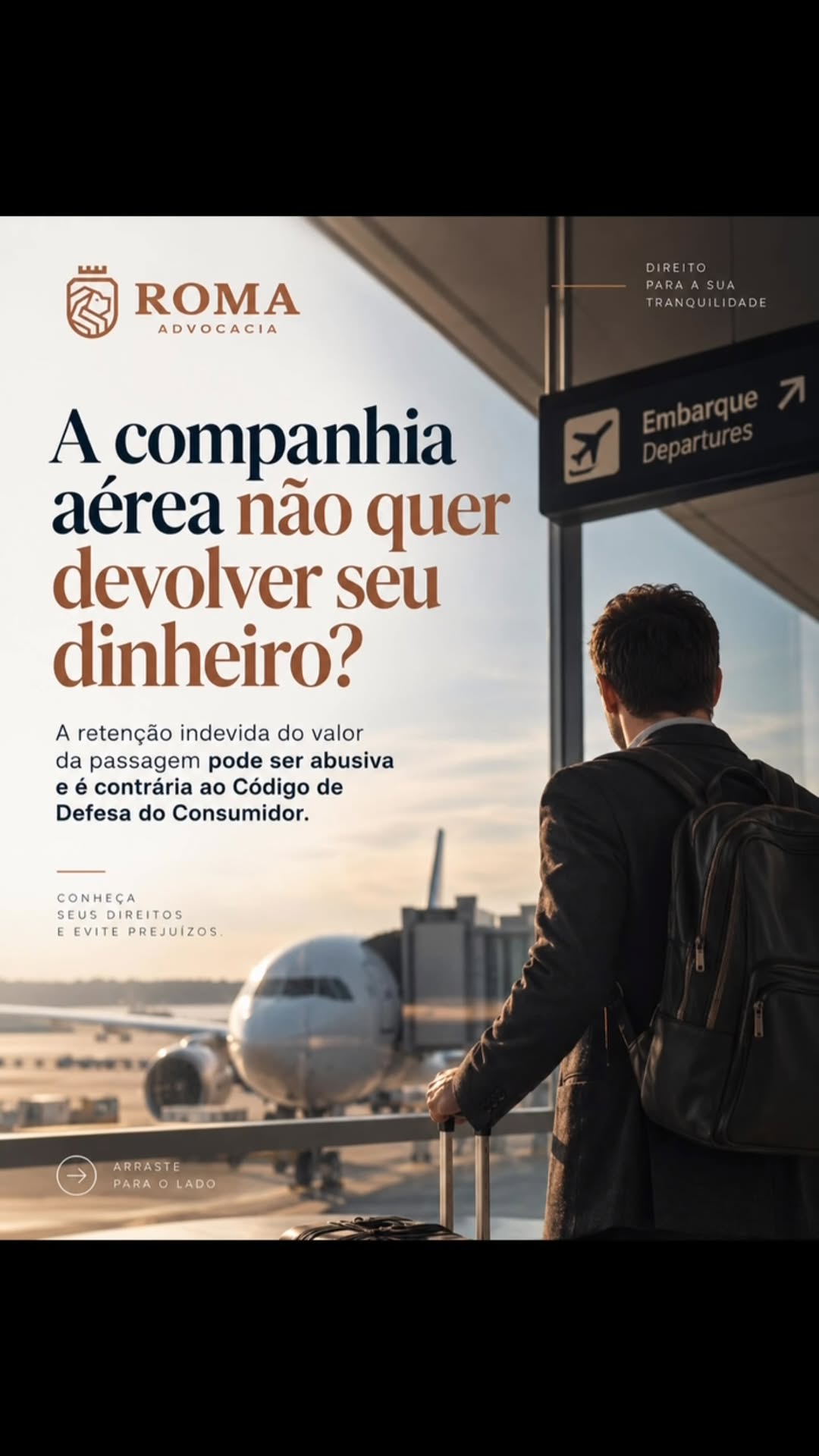 A companhia aérea não quer devolver seu dinheiro?