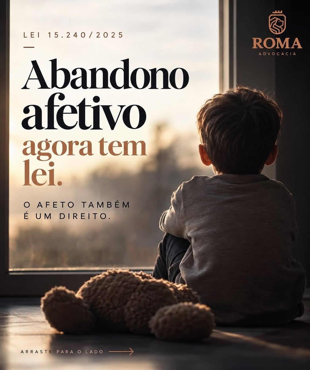 Abandono afetivo agora tem lei