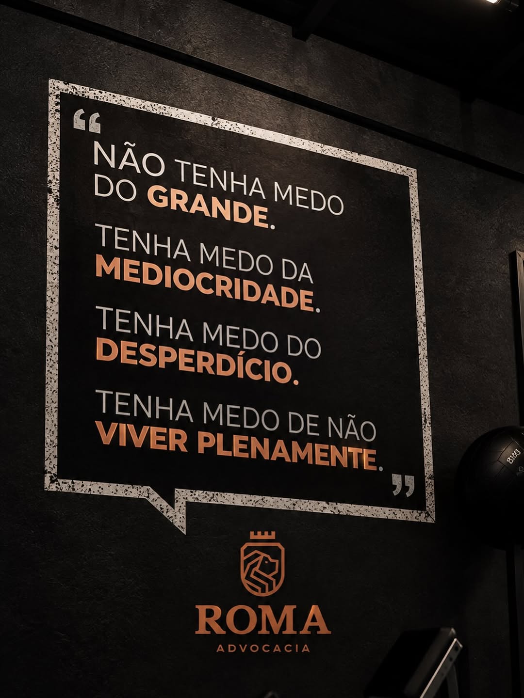 Não tenha medo do grande